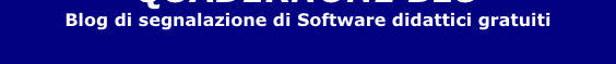  I Software del  "QUADERNONE BLU"