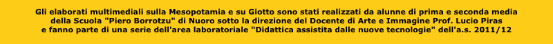  Gli elaborati multimediali sulla Mesopotamia
